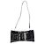 Borsa a Spalla Salvatore Ferragamo Vala Smalto Nero Argento Auth 149147 - vista 13