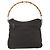 Borsa a spalla Gucci Bamboo Nylon 2 in 1 Marrone Argento Autentica 151470 - vista 13