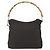 Borsa a spalla Gucci Bamboo Nylon 2 in 1 Marrone Argento Autentica 151470 - vista 2