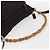 Borsa a spalla Gucci Bamboo Nylon 2 in 1 Marrone Argento Autentica 151470 - vista 7