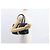 Borsa a mano in tela GG Gucci Nera Argento 000 0851 3754 Auth 155656 Nero - vista 24