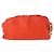 Autre Marque Borsa a spalla con catena in pelle arancione oro Auth 146565SAV D'oro - vista 2