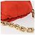 Autre Marque Borsa a spalla con catena in pelle arancione oro Auth 146565SAV D'oro - vista 5