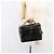 Vanity CHANEL Pochette Matelassé Smalto Nero Oro CC Auth bs31398 D'oro - vista 25