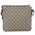Gucci Borsa a Spalla GG Supreme in PVC Pelle Beige Argento 406410 Auth 151765 - vista 3