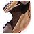 Céline Borsa a Spalla in Tela Macadam CELINE in Pelle PVC Marrone Oro Auth 151785 D'oro - vista 20