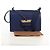 Borsa a Spalla LOEWE Barcelona in Pelle Blu Oro Auth ka587V D'oro - vista 12