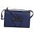 Borsa a Spalla LOEWE Barcelona in Pelle Blu Oro Auth ka587V D'oro - vista 13