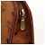 MCM Logogram Vicetos Bolso Clutch de PVC Cuero Marrón Dorado Auth am9844V - vista 12