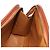 MCM Logogram Vicetos Bolso Clutch de PVC Cuero Marrón Dorado Auth am9844V - vista 14