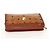 MCM Logogram Vicetos Bolso Clutch de PVC Cuero Marrón Dorado Auth am9844V - vista 6