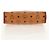 MCM Logogram Vicetos Bolso Clutch de PVC Cuero Marrón Dorado Auth am9844V - vista 7