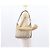 Bulgari BVLGARI Schultertasche aus Canvas Beige Silber Authentisch 151725 - Ansicht 22