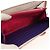 Cartera larga de cuero Vala Salvatore Ferragamo Rosa Plata Auth am9912V - vista 21