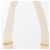 Chanel Suspensórios de lona de couro branco CC Auth mr1577 - vista 11