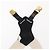 Chanel Suspensórios de lona de couro branco CC Auth mr1577 - vista 12