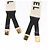 Chanel Suspensórios de lona de couro branco CC Auth mr1577 - vista 3