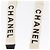 Chanel Suspensórios de lona de couro branco CC Auth mr1577 - vista 4
