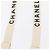 Chanel Suspensórios de lona de couro branco CC Auth mr1577 - vista 5