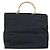 PRADA Borsa a mano in nylon nero e oro Auth ar13780 D'oro - vista 2