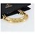 PRADA Borsa a mano in nylon nero e oro Auth ar13780 D'oro - vista 7