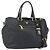 PRADA Borsa a Mano in Pelle 2 in 1 Nera Oro Auth yk19782 Nero D'oro