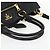 PRADA Borsa a Mano in Pelle 2 in 1 Nera Oro Auth yk19782 Nero D'oro - vista 7