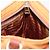 Borsa a Spalla PRADA in Nylon Pelle Arancione Oro Auth 155084 D'oro - vista 21