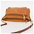 Borsa a Spalla PRADA in Nylon Pelle Arancione Oro Auth 155084 D'oro - vista 6