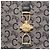 Céline Borsa a Spalla Celine C Sulky Blu Navy Oro Auth 154468 D'oro - vista 14