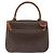 Céline Borsa a mano in tela Macadam CELINE in pelle PVC 2 in 1 marrone oro Auth 146100 D'oro - vista 2