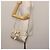 Bulgari Borsa a Spalla BVLGARI Chandra in Pelle Argento Oro Auth hk3110 D'oro - vista 23