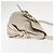 Bulgari Borsa a Spalla BVLGARI Chandra in Pelle Argento Oro Auth hk3110 D'oro - vista 3