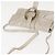 Bulgari Borsa a Spalla BVLGARI Chandra in Pelle Argento Oro Auth hk3110 D'oro - vista 6