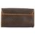 Céline Clutch em lona Macadam CELINE em couro PVC marrom dourado Auth 153469 - vista 2