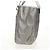 Borsa Tote Gancini in Pelle Argento Salvatore Ferragamo Auth BA6592 - vista 6