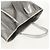Borsa Tote Gancini in Pelle Argento Salvatore Ferragamo Auth BA6592 - vista 8