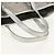 Borsa Tote Gancini in Pelle Argento Salvatore Ferragamo Auth BA6592 - vista 9