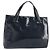 Borsa a mano LOEWE in pelle blu navy e oro Auth bs31051 D'oro