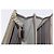 Borsa a spalla in pelle beige e argento con borchie a stella Jimmy Choo Auth bs30998 - vista 19