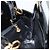 Bolsa Gancini de esmalte 2 em 1 preta e dourada Auth 147151 da Salvatore Ferragamo Preto Dourado - vista 19