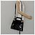 Bolsa Gancini de esmalte 2 em 1 preta e dourada Auth 147151 da Salvatore Ferragamo Preto Dourado - vista 22