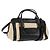 Chloé Chloe Alice Hand Bag Leather 2way White Black Auth BA6836