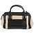 Chloé Chloe Alice Hand Bag Leather 2way White Black Auth BA6836 - view 2
