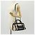 Chloé Chloe Alice Hand Bag Leather 2way White Black Auth BA6836 - view 27