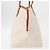 Borsa Tote Burberry in tela e pelle bianca dorata Auth BA7702 Bianco D'oro - vista 5
