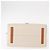 Borsa Tote Burberry in tela e pelle bianca dorata Auth BA7702 Bianco D'oro - vista 6