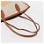Borsa Tote Burberry in tela e pelle bianca dorata Auth BA7702 Bianco D'oro - vista 8