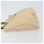 CHANEL Borsa a Mano in Tela Beige Argento CC Auth 147412 - vista 5