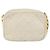 CHANEL Borsa a Spalla Matelassé in Pelle di Agnello Beige Oro CC Auth BA8033 D'oro - vista 2